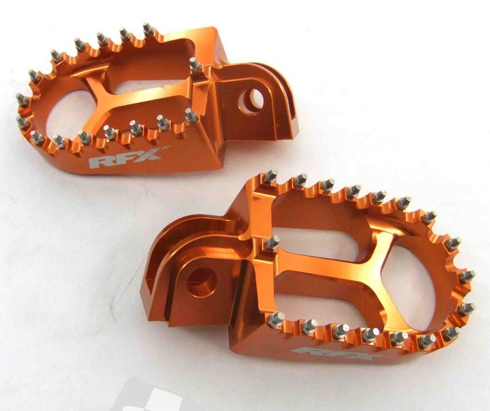 SCHREMS FOOT PEGS ALU KTM ALL 50/60/65, ALL 125-690, LC 8 GOLD