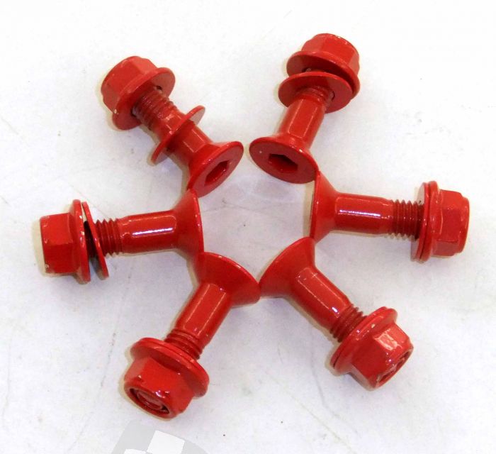 SCHREMS SPROCKET BOLT 6 PACK RED WRENCH 12 MM M8X30 8.8