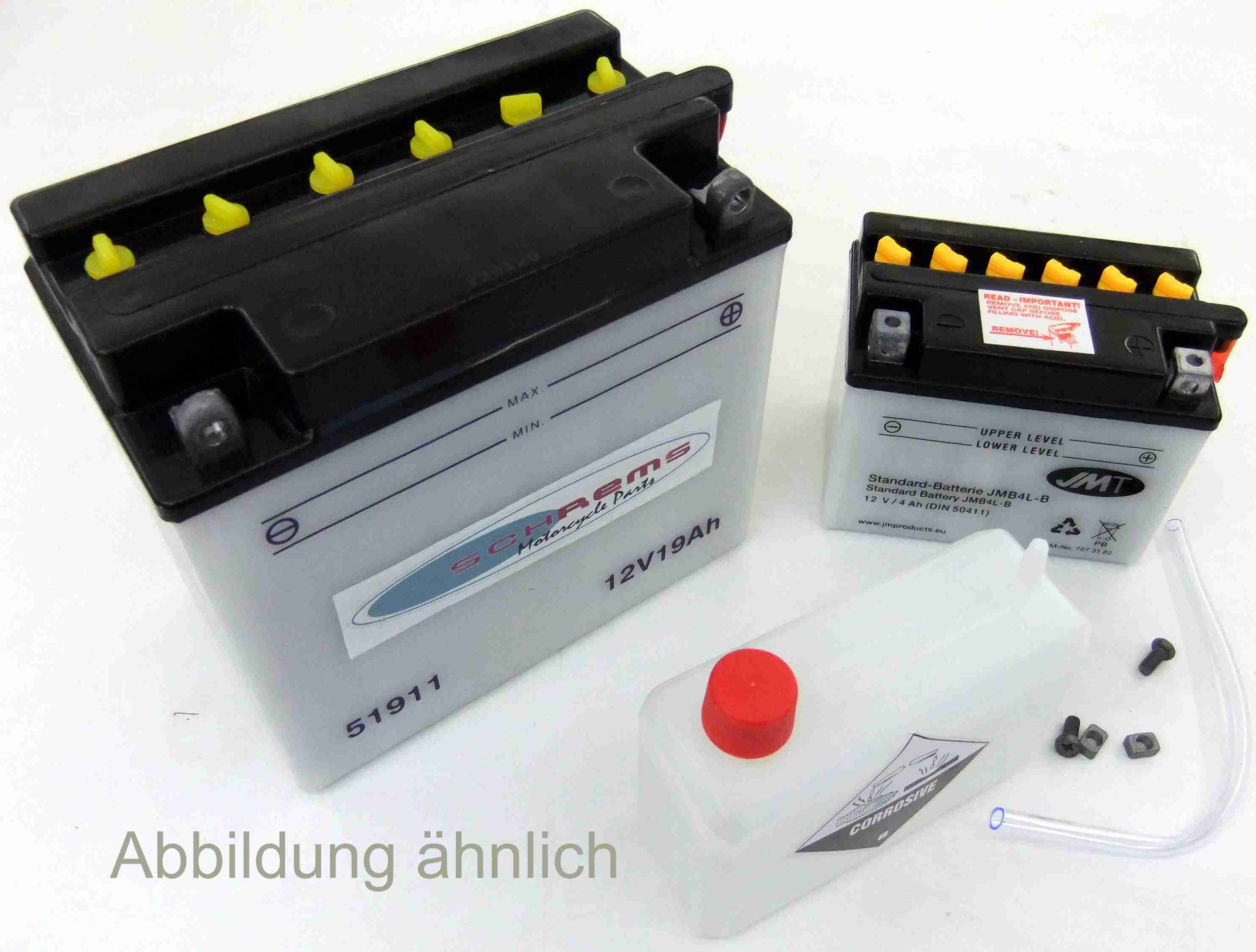MOTORCYCLE BATTERY YTX14-BS SCHREMS