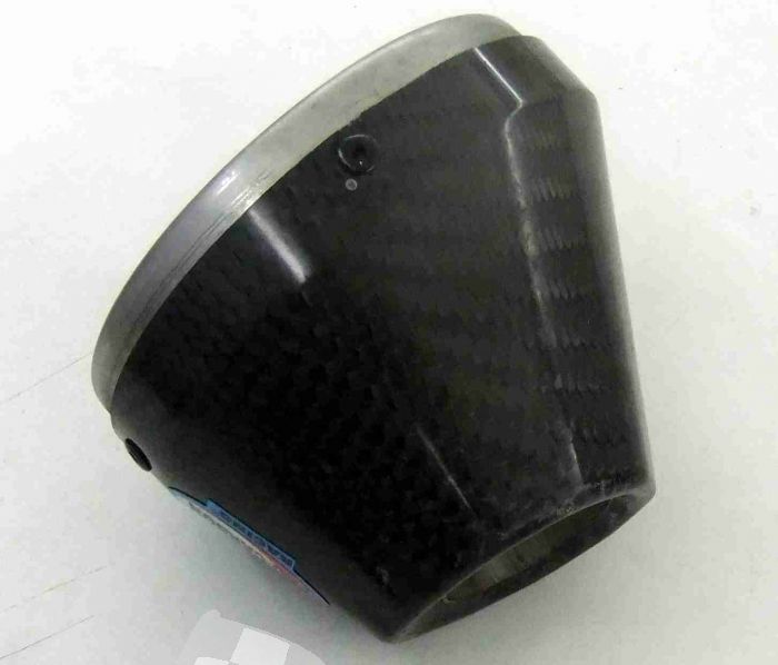 HGS SILENCER CAP CARBON OVAL T1 COMPLET