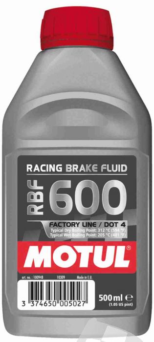 MOTUL BRAKE FLUID RBF 600 RACING 0,500L CAN