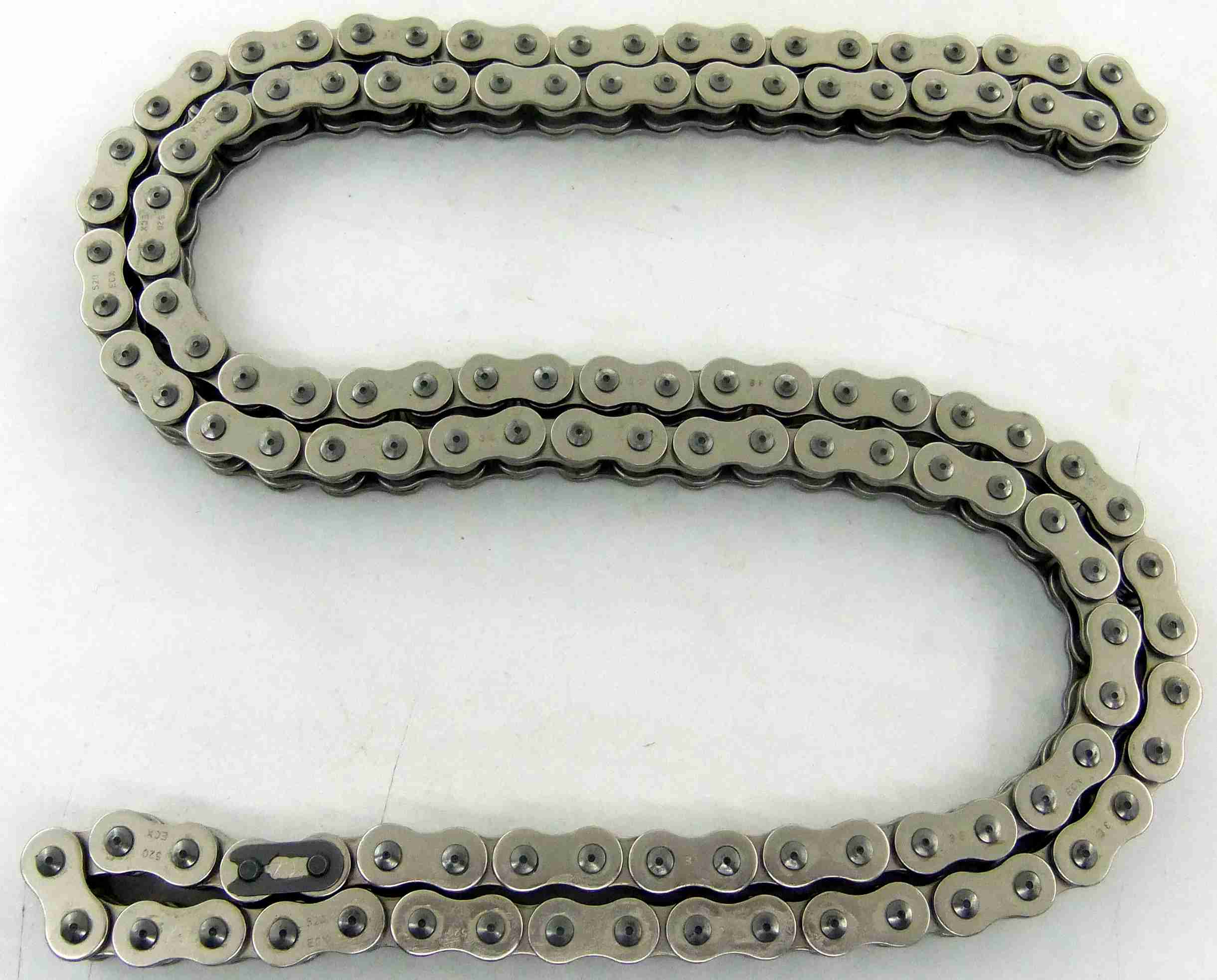 ES CHAIN 428HRT SILVER SPECIALLY REINFORCED 90 LINKS/ROLLING