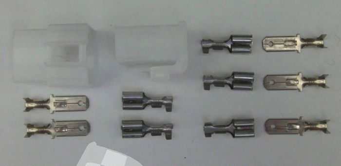 SCHREMS 4-PIN NEW STYLE CONNECTOR SET 1/4