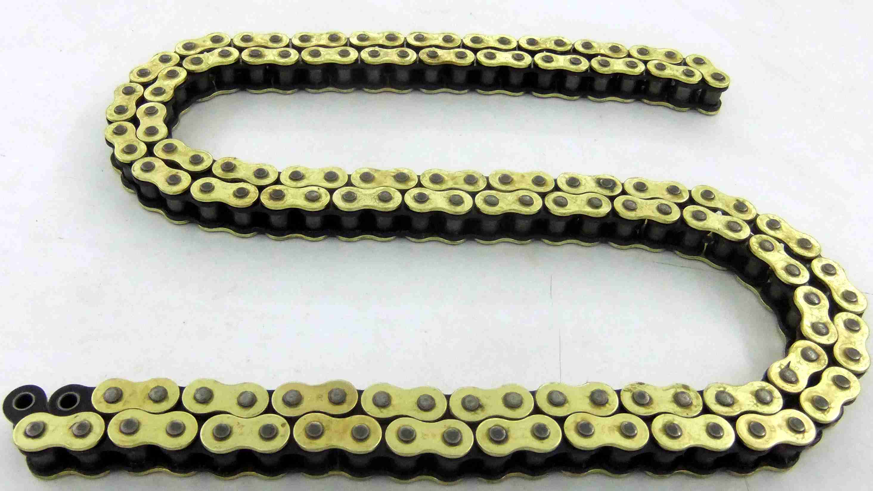 ENUMA CHAIN 415SHDR ULTRA-STRONG EXTRA-PREMIUM HIGH PERFORMANCE RACING CHAIN 124 LINKS/ROLLING GOLD