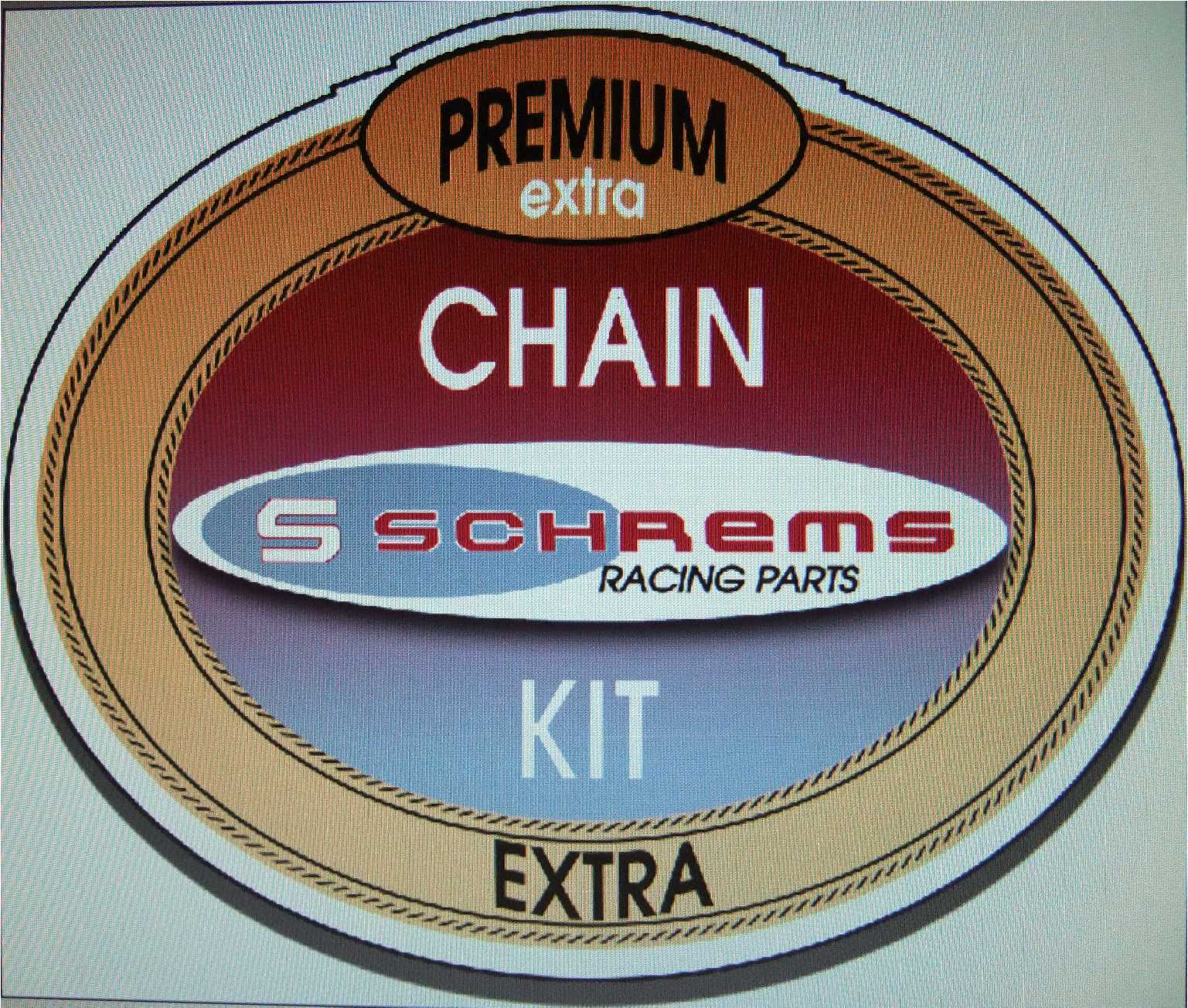 CHAINKIT PREMIUM EXTRA ALU X-RING KTM SC 620 97-02
