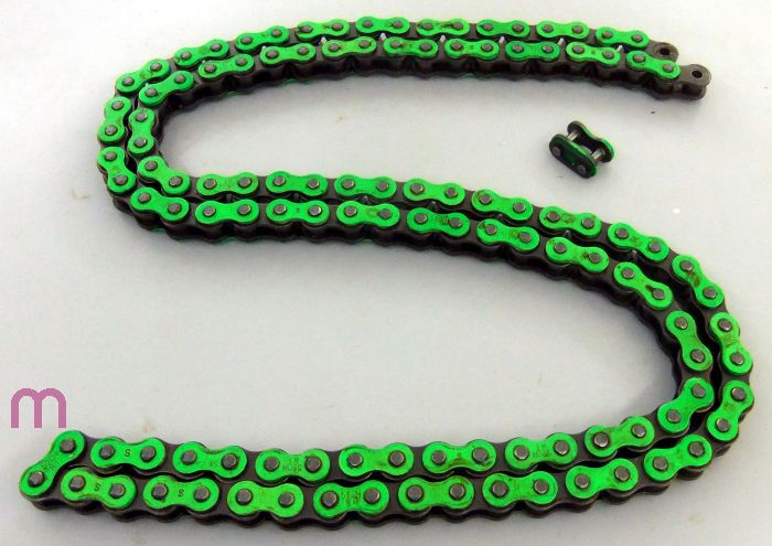 RK CHAIN 420MS SPECIALLY REINFORCED 128 LINKS/ROLLING GREEN