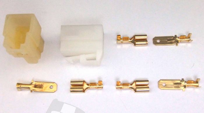 SCHREMS 3-PIN NEW STYLE CONNECTOR SET 1/4