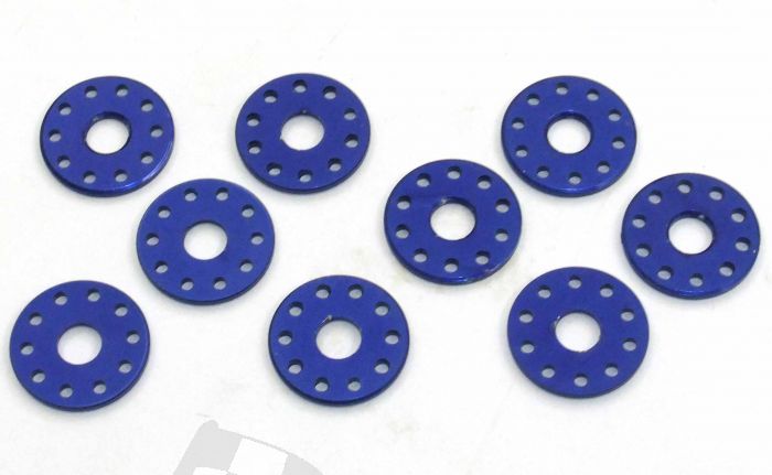 SCHREMS SPACER ALU M6X20MM TYPE 31 10-PACK M6X20 BLUE