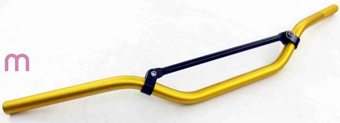 SCHREMS HANDLEBAR OFF ROAD MINI FOR 60-85CC BIKES 22,2 MM GOLD (DIMENSIONS SEE MORE IMAGES: A=740 / B=114 / C=80 / D=175 / E=44)