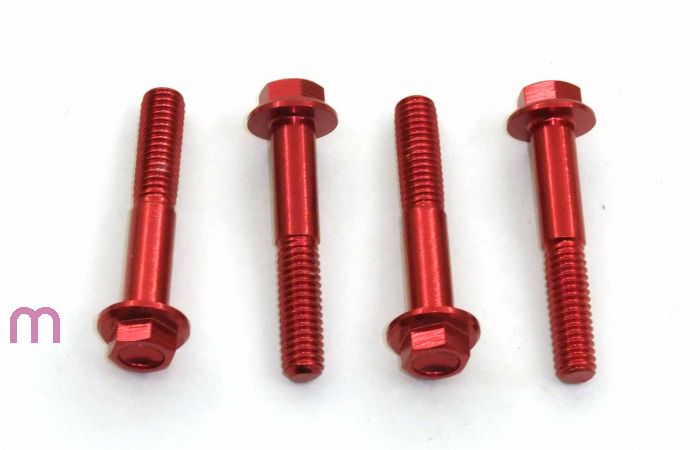 SCHREMS FLANGEHEADBOLTS ALU M6X30 MM 4-PACK WRENCH 8 MM M6X30 RE