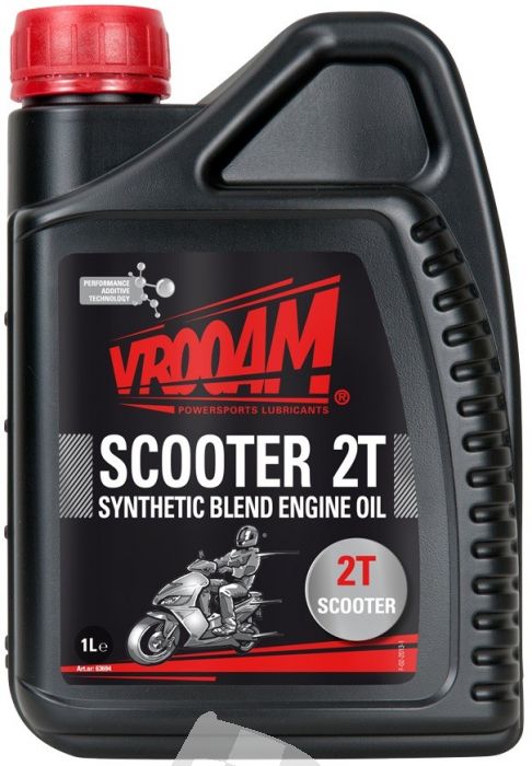 VROOAM ENGINE OIL SEMI-SYNTHETIC SCOOTER 2T 1L CAN