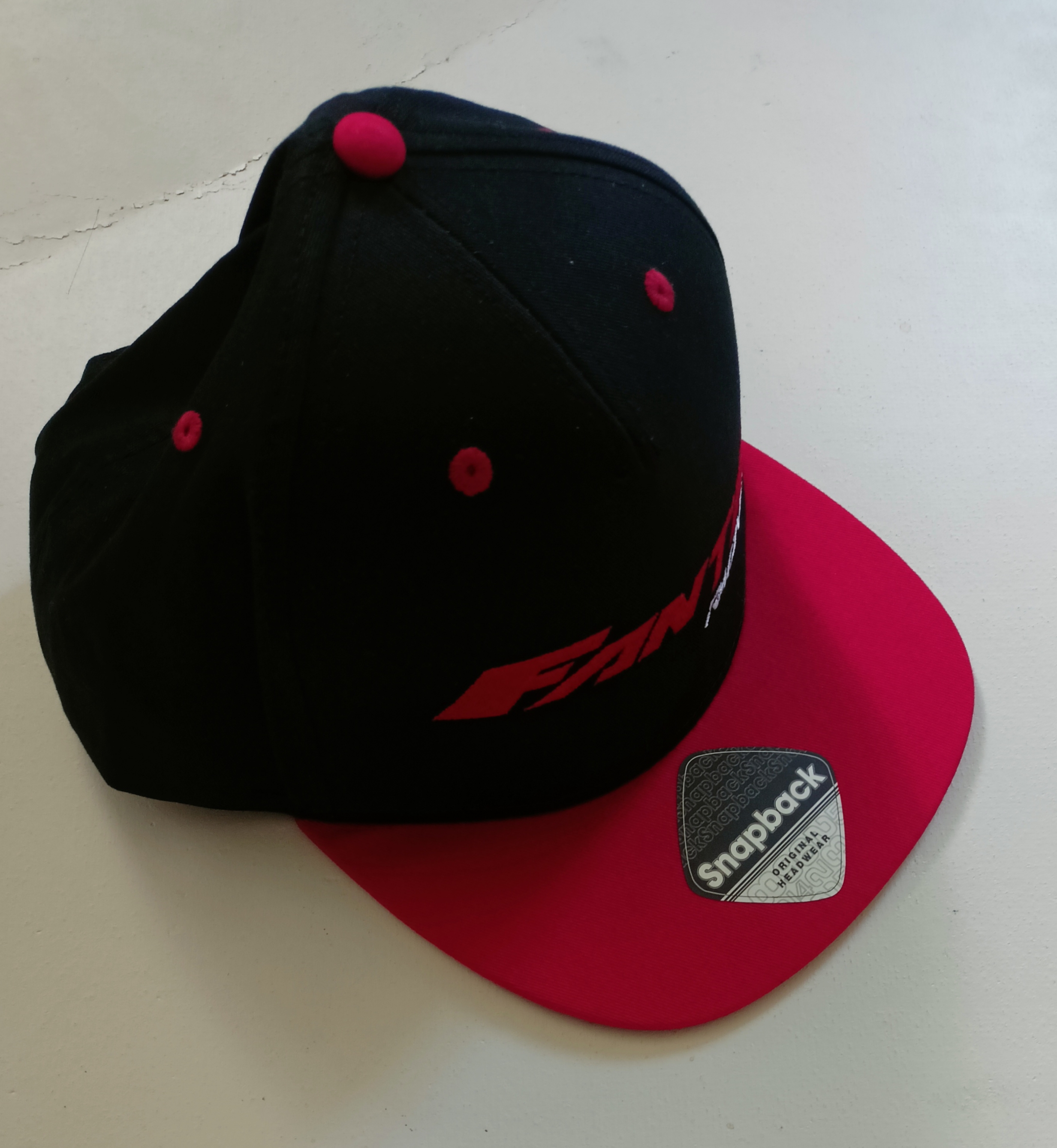 Fantic Racing Cap Kappe schwarz/rot  One-Size